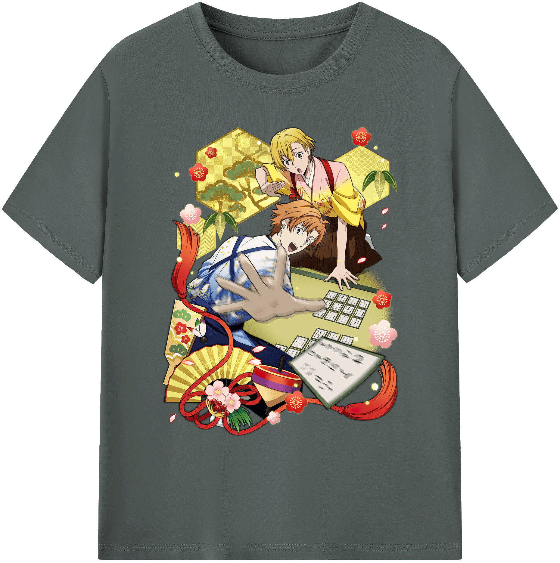 （画像用） 文豪ストレイドッグス Bungo Stray Dogs 綿100％ メンズ半袖Tシャツ｜肌触りやわらか＆通気性